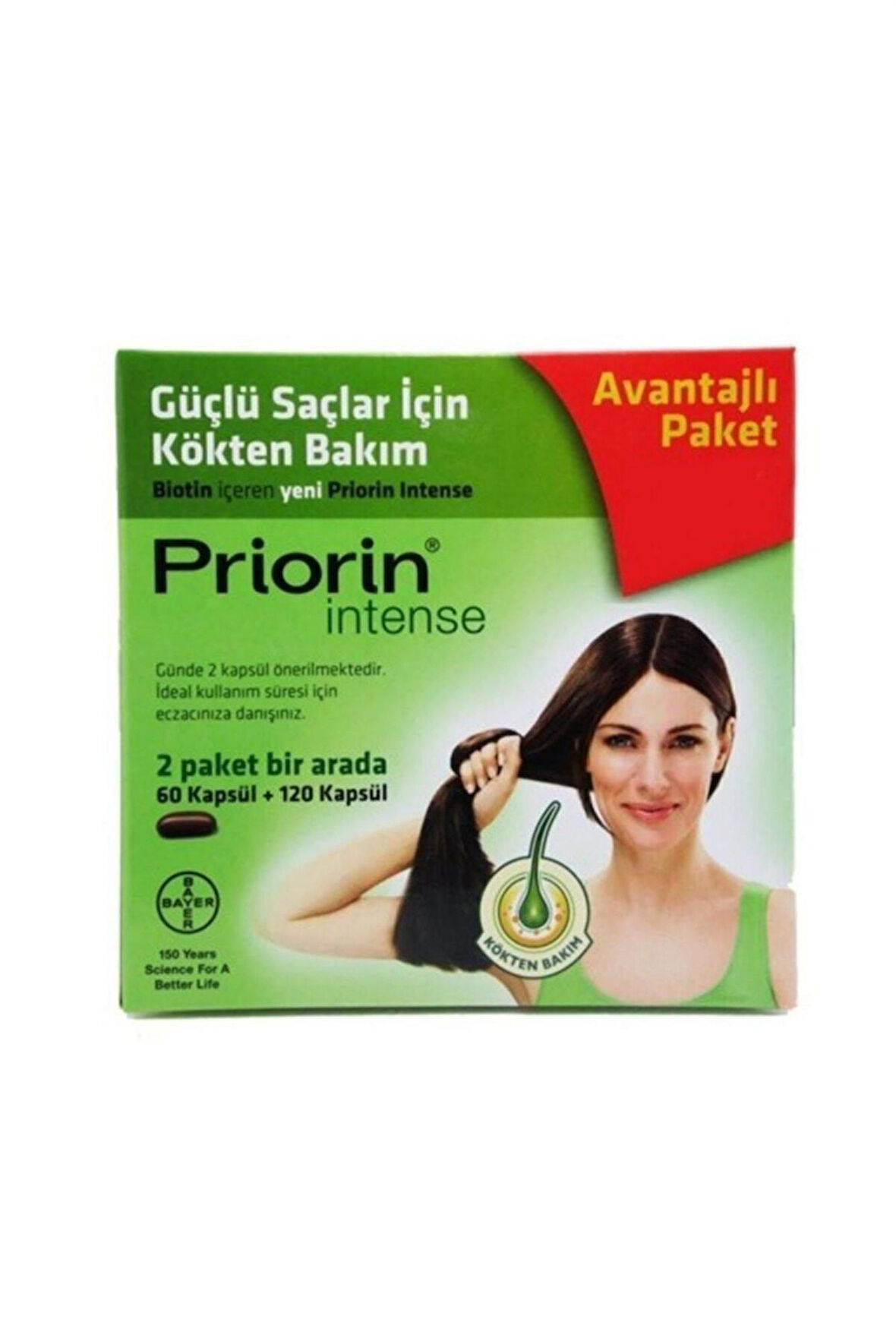 Priorin Intense 120 Tablet + 60 Tablet