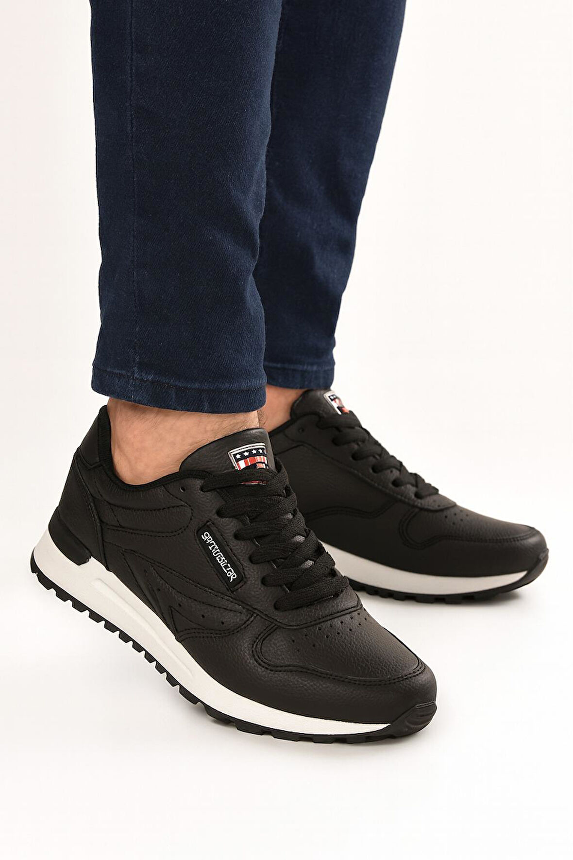 Erkek Kışlık Mevsimlik 4 Mevsim Bağcıklı Rahat Taban Günlük Sneaker Erkek Spor Ayakkabı