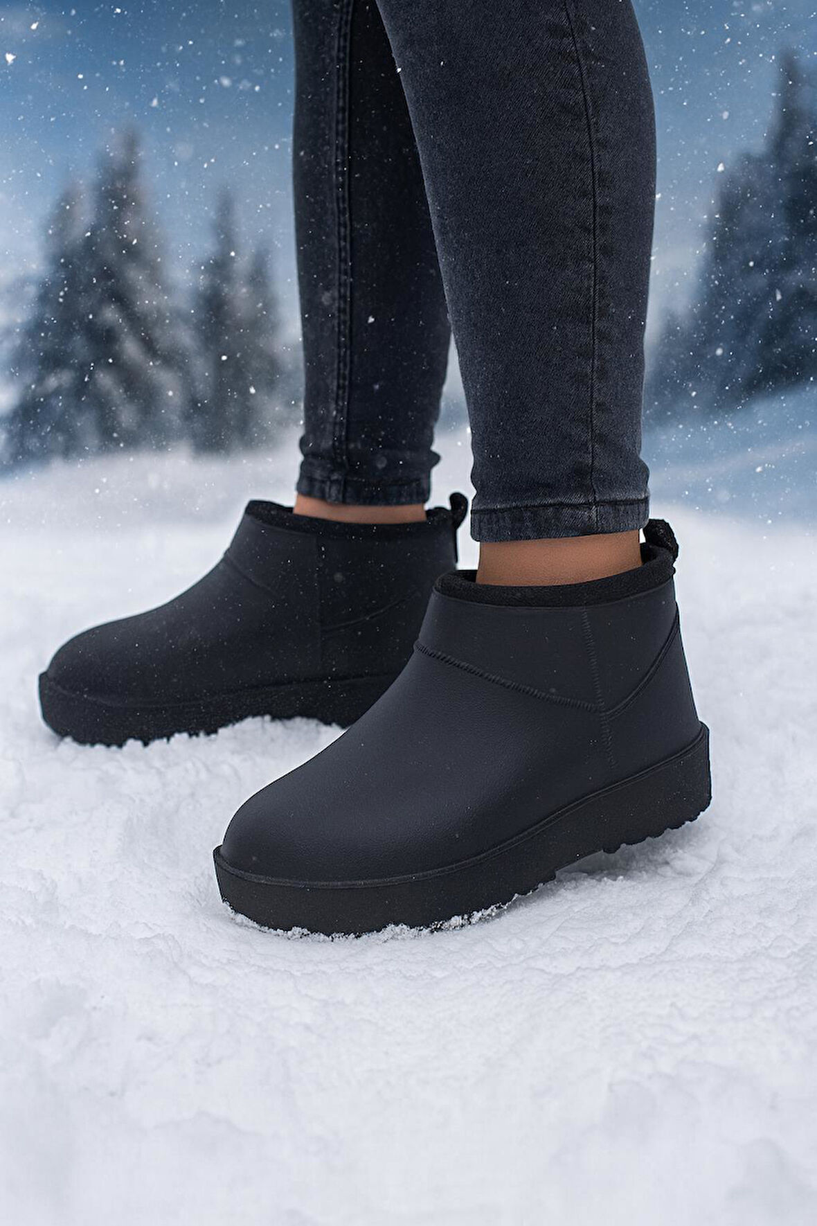 Su Geçirmez Kadın Yağmur Botu Rain