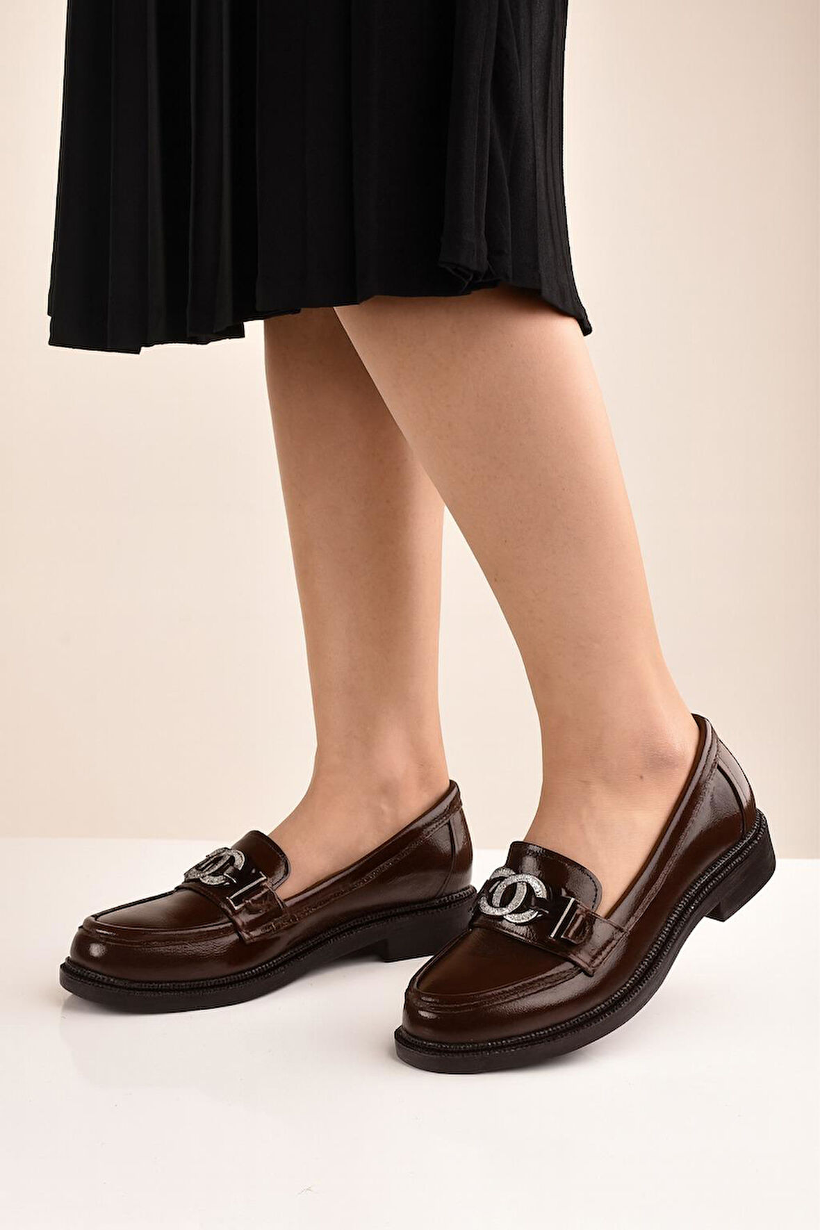 Rugan Toka Detay Kadın Loafer