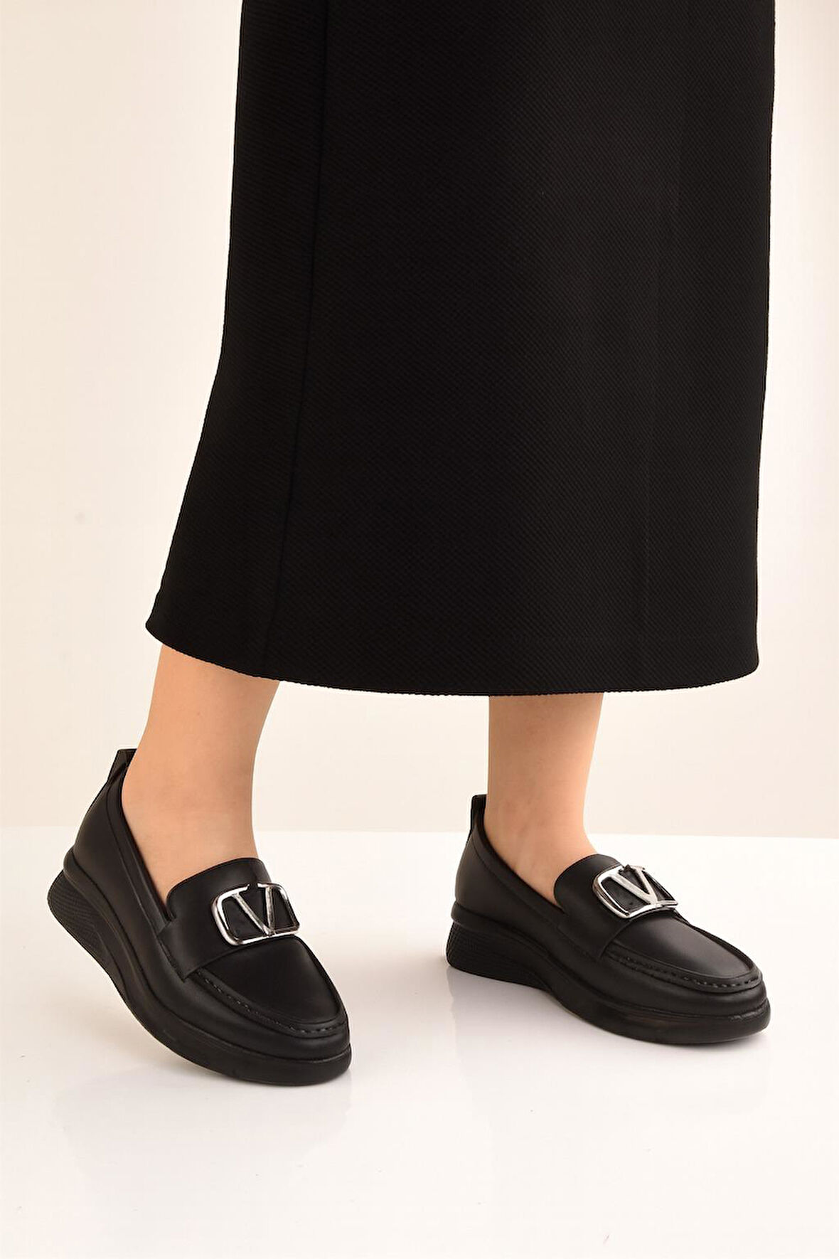 Toka Detay Kadın Loafer