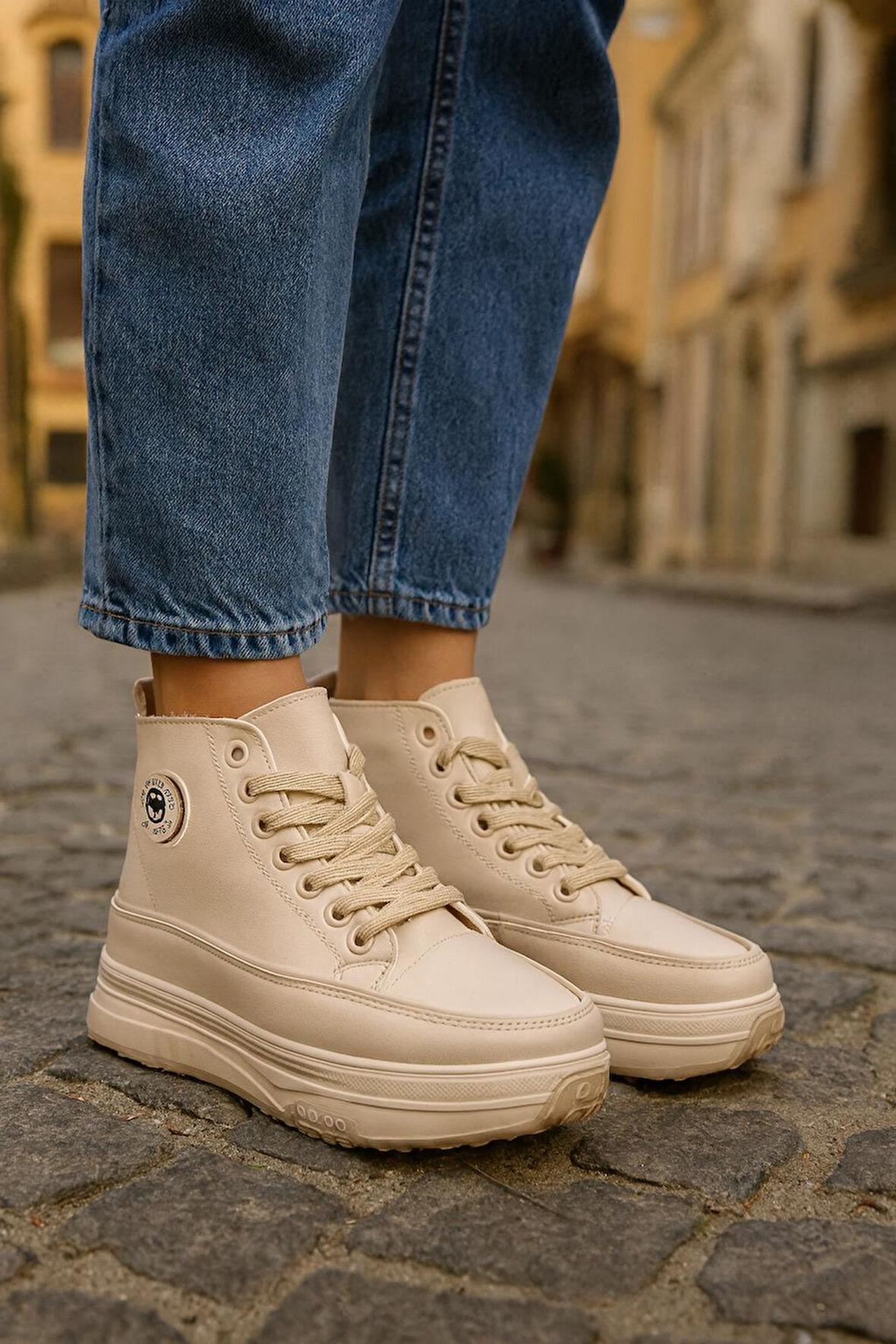 genç kadın Basket Sneakrs  Bot