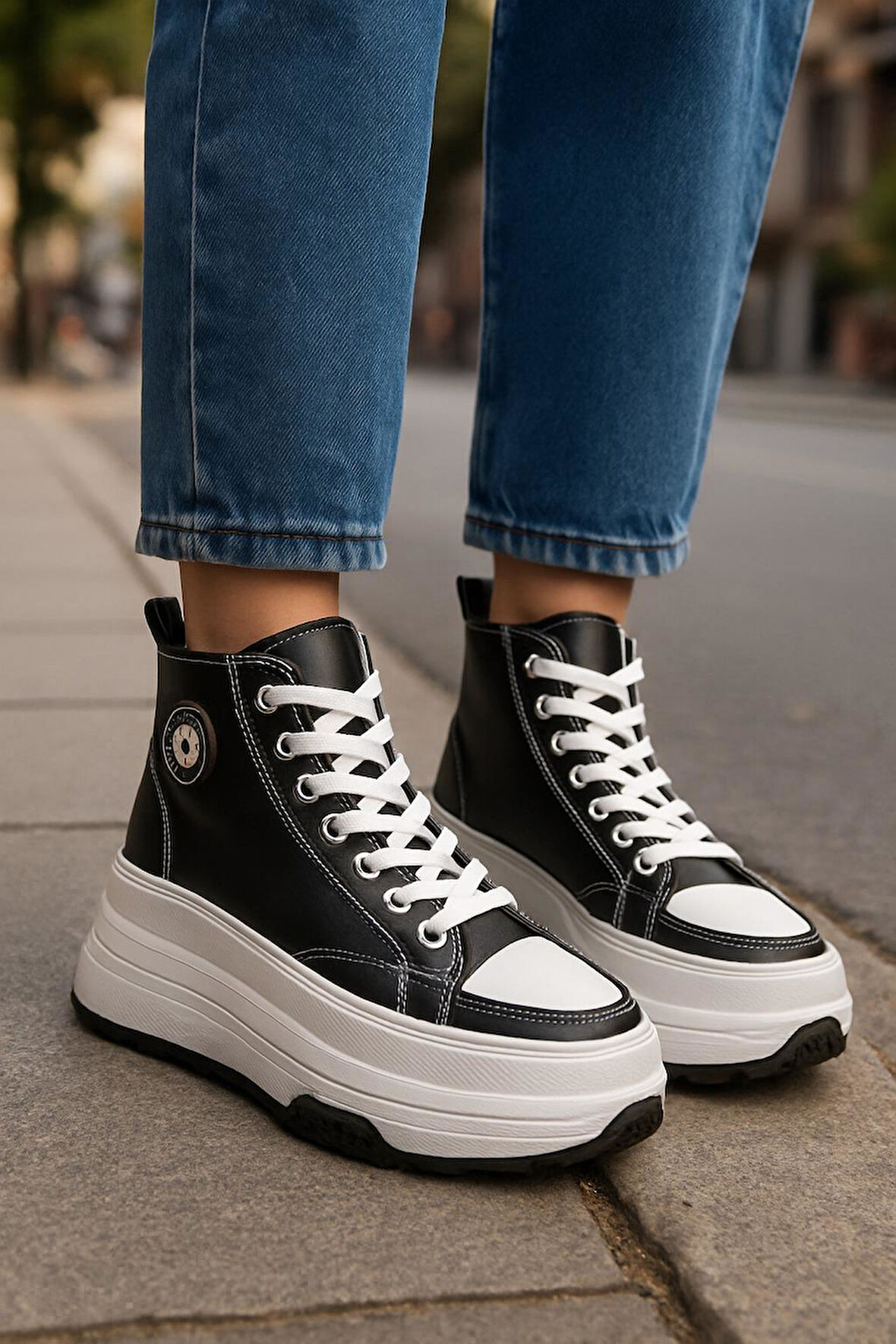 genç kadın Basket Sneakrs  Bot