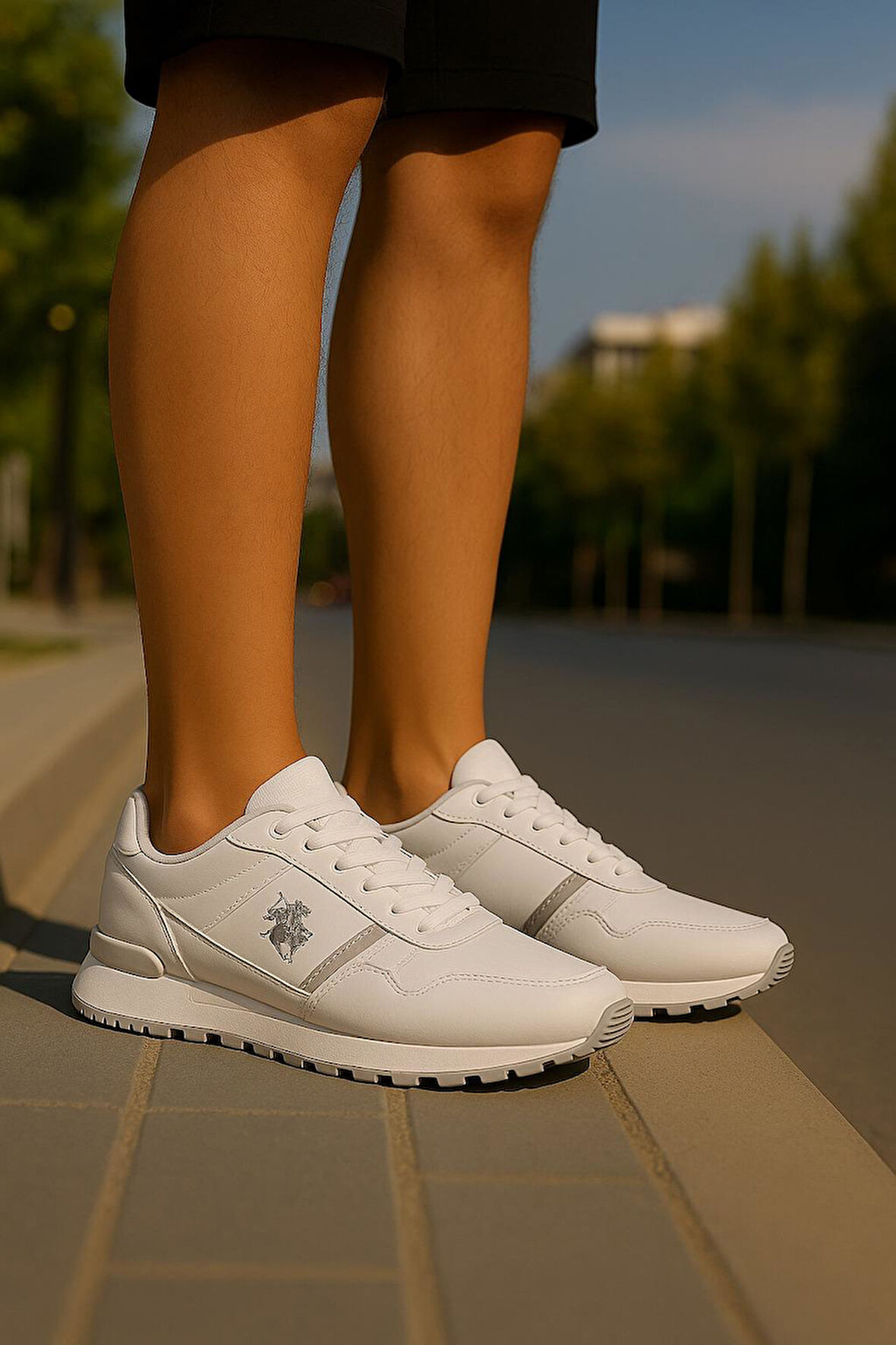 Erkek Ortopedik Cilt Günlük Yürüyüş Koşu Sneaker Spor Ayakkabı 