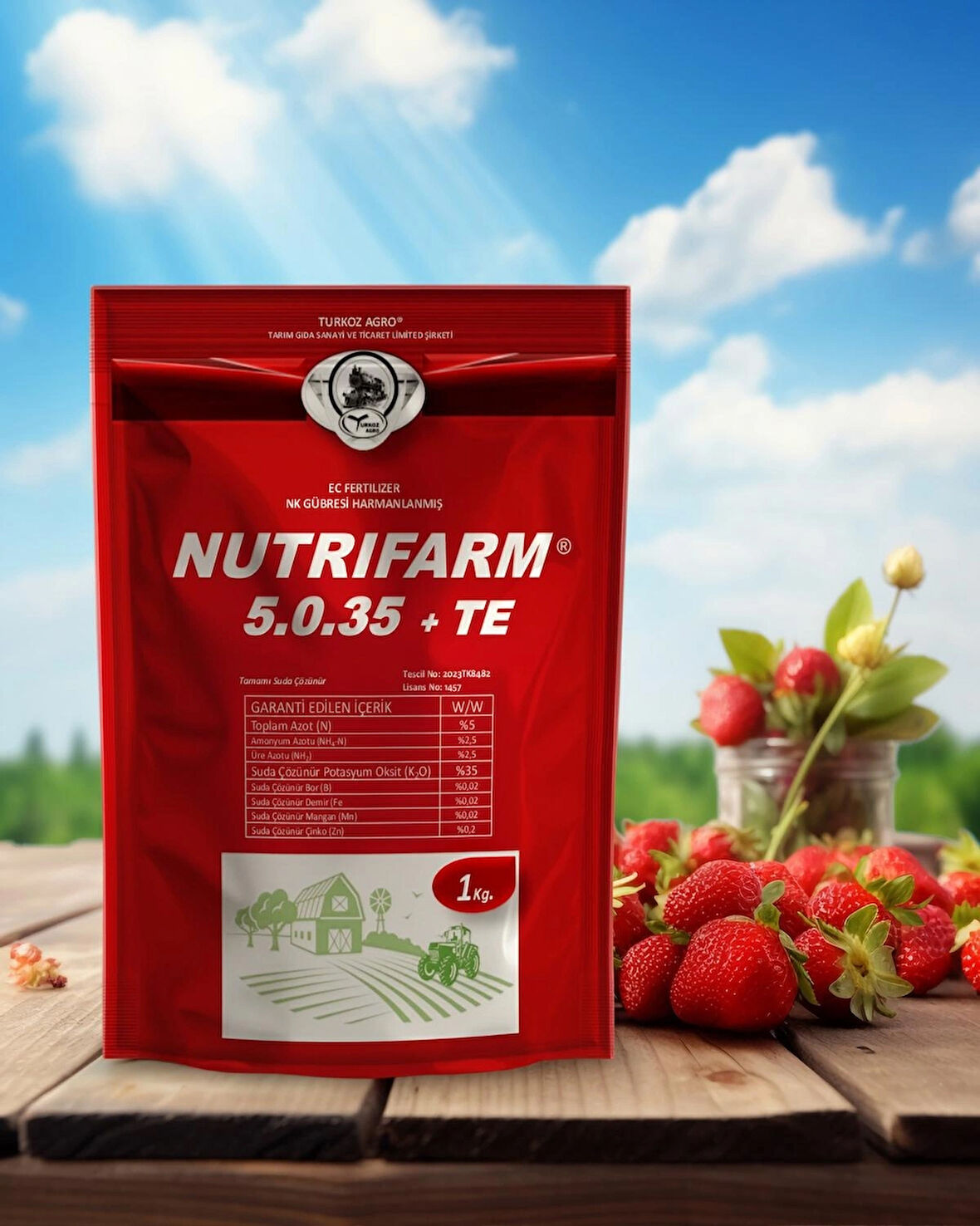 NUTRIFARM 5-0-35 + TE EC FERTILIZER NK GÜBRESİ HARMANLANMIŞ