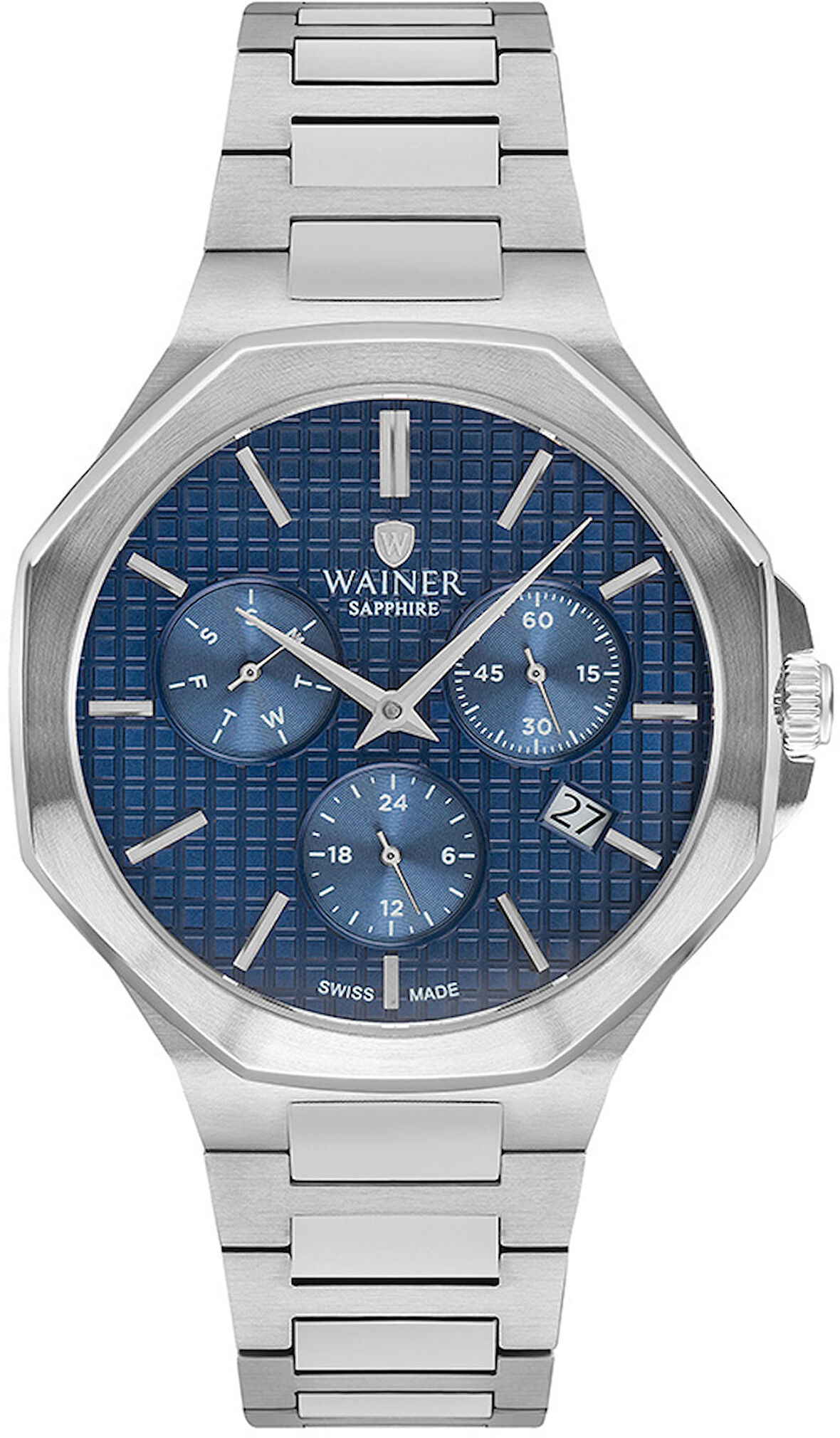 Wainer Swiss Made WA.19687-B Erkek Kol Saat