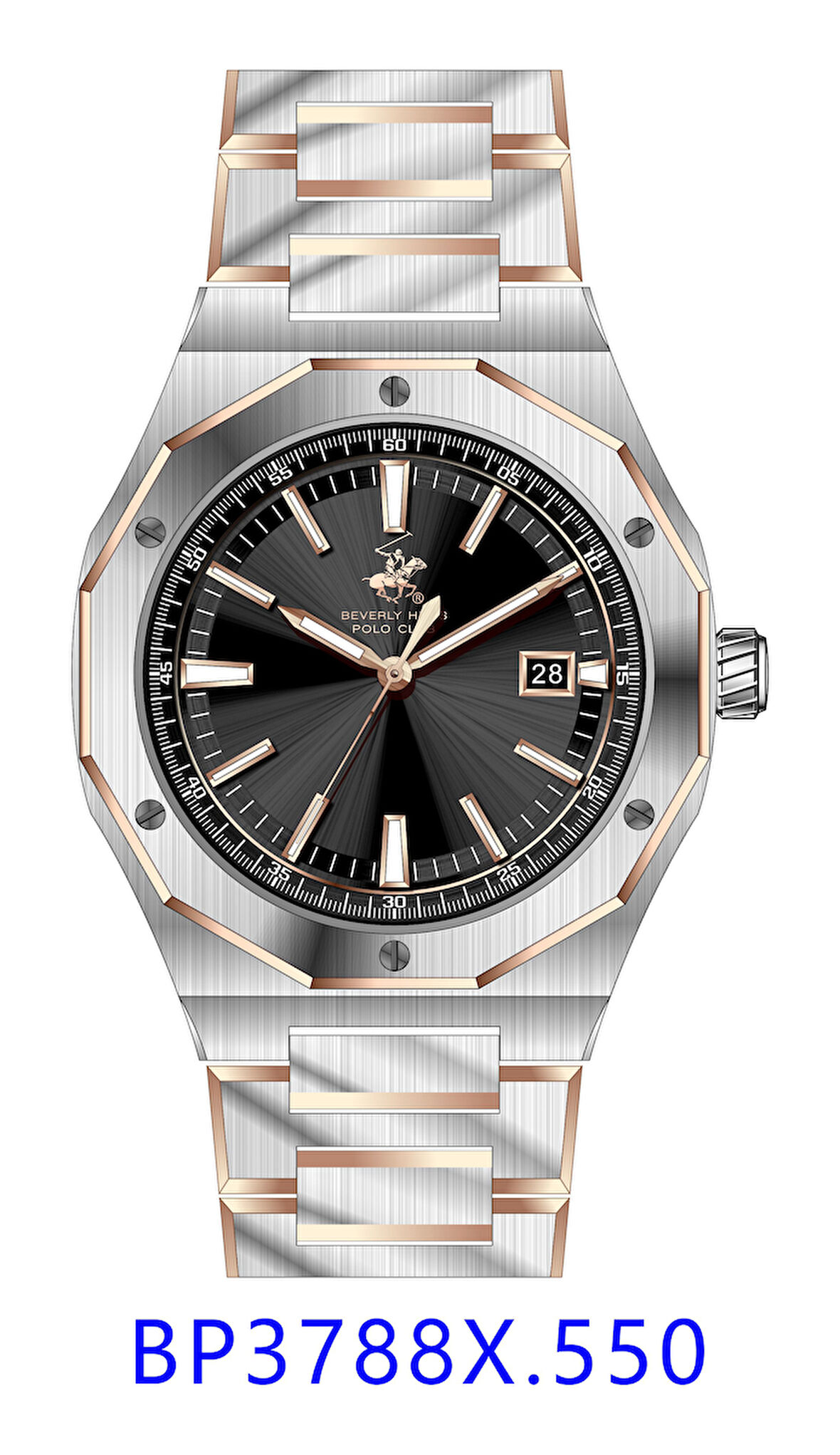 BEVERLY HILLS POLO CLUB BP3788X.550 Erkek Kol Saati