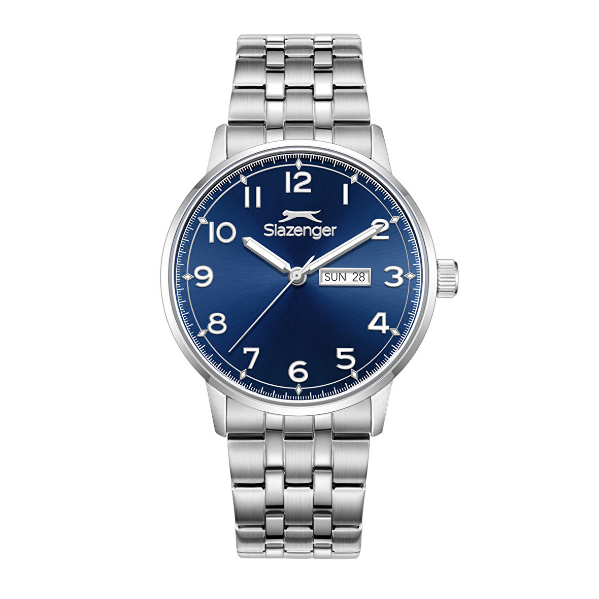 Slazenger SL.09.2560.2.07 Çelik Kordon Çelik Kasa 10 ATM Suya Dayanıklı Metalik Renk Erkek Kol Saati
