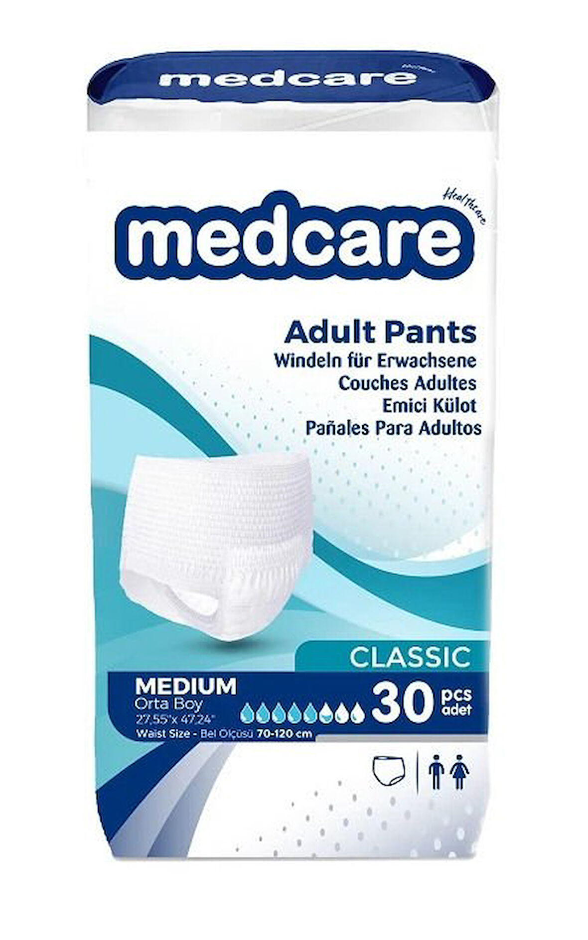 Medcare Emici Külot 30 Adet Medium