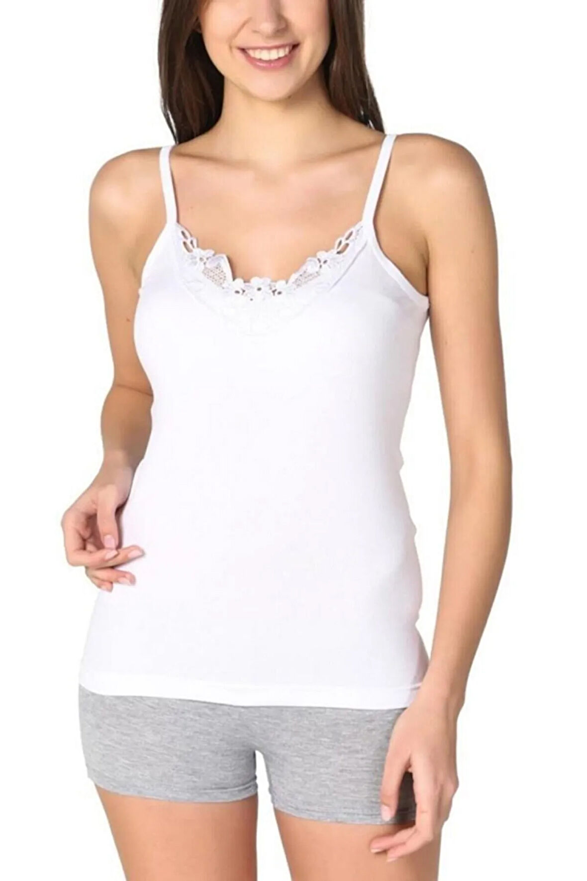 Fistolu Ip Askılı Kadın Atlet Mrt0013b