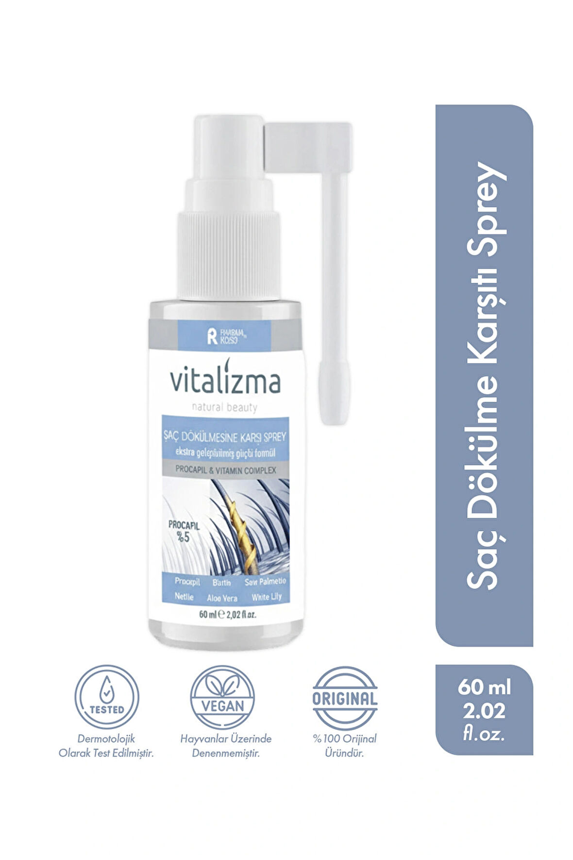 Saç Dökülmesine Karşı Sprey