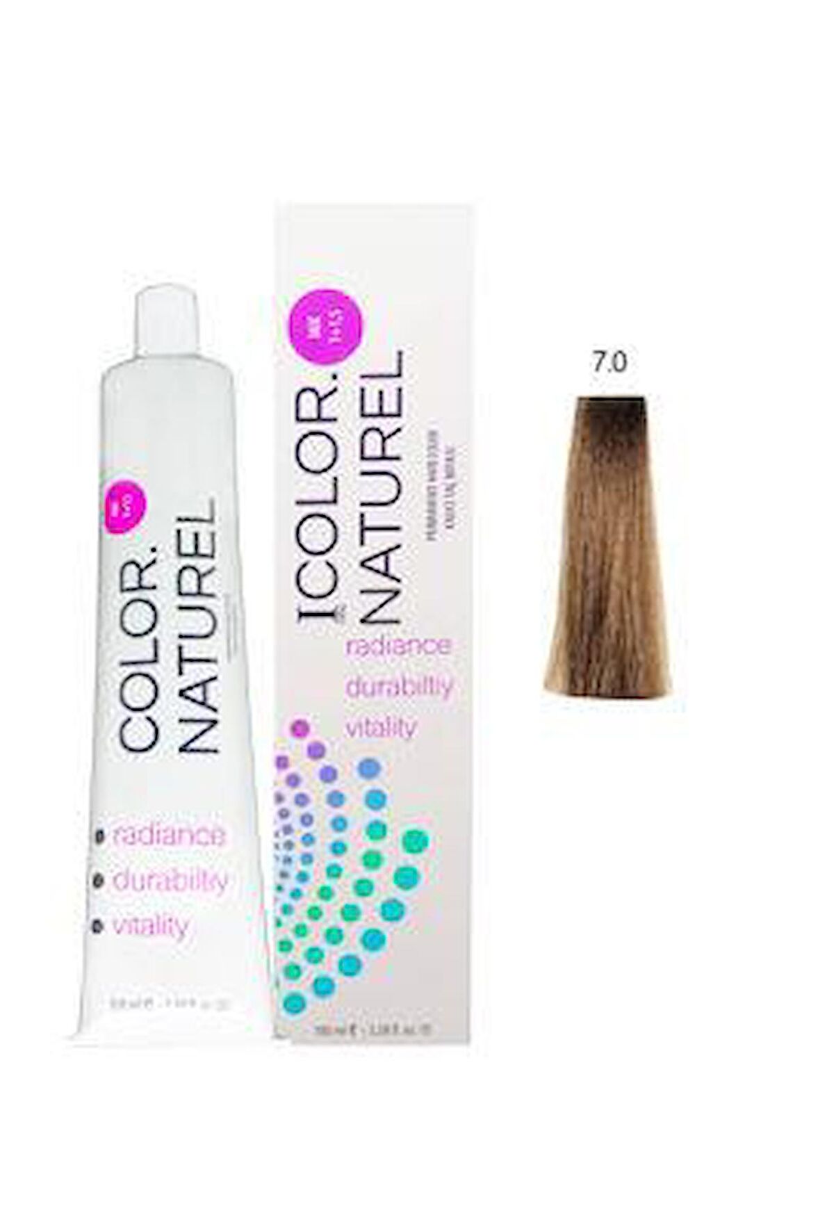 Color Naturel Kalıcı Saç Boyası 100 ml  7.0 Kumral