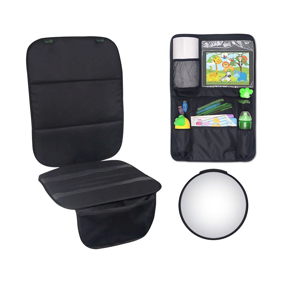 Been Bebek Dikiz Aynası+Araç Koltuğu Koruyucu+Organizer