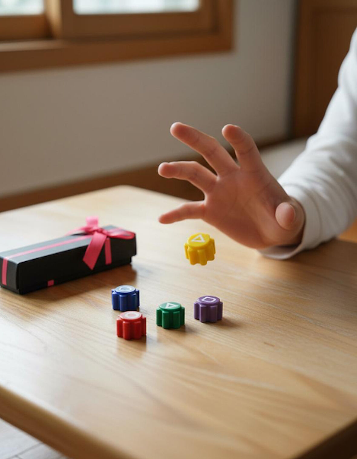 Squit Game Beştaş Oyunu - 5 li Zeka Küpü - Hediye Kutulu Dikkat ve Strateji Oyunu