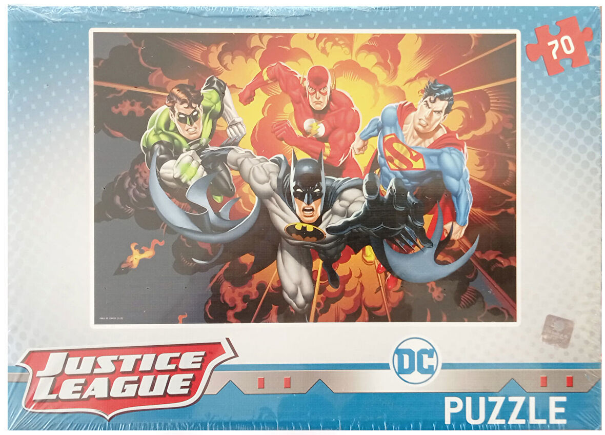 Justice League 70 Parça Çocuk Puzzle