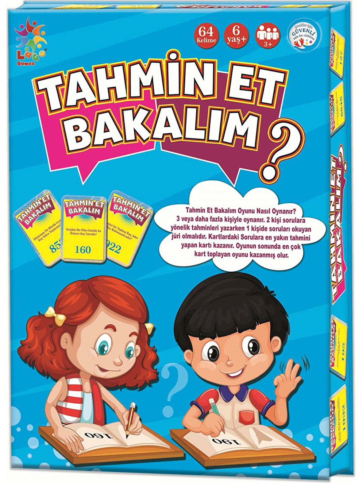 Tahmin Et Bakalım Eğitici Ve Eğlenceli Oyun Seti 64 Kart