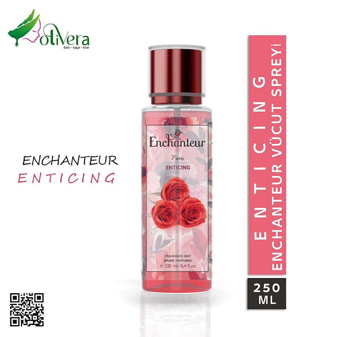 ENTICING- Body Splash Enchanteur vücut spreyi 250 ml
