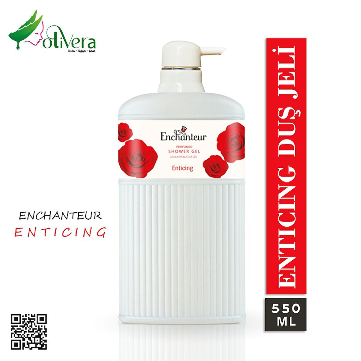ENTICING - Enchanteur  Duş Jeli  550 ml