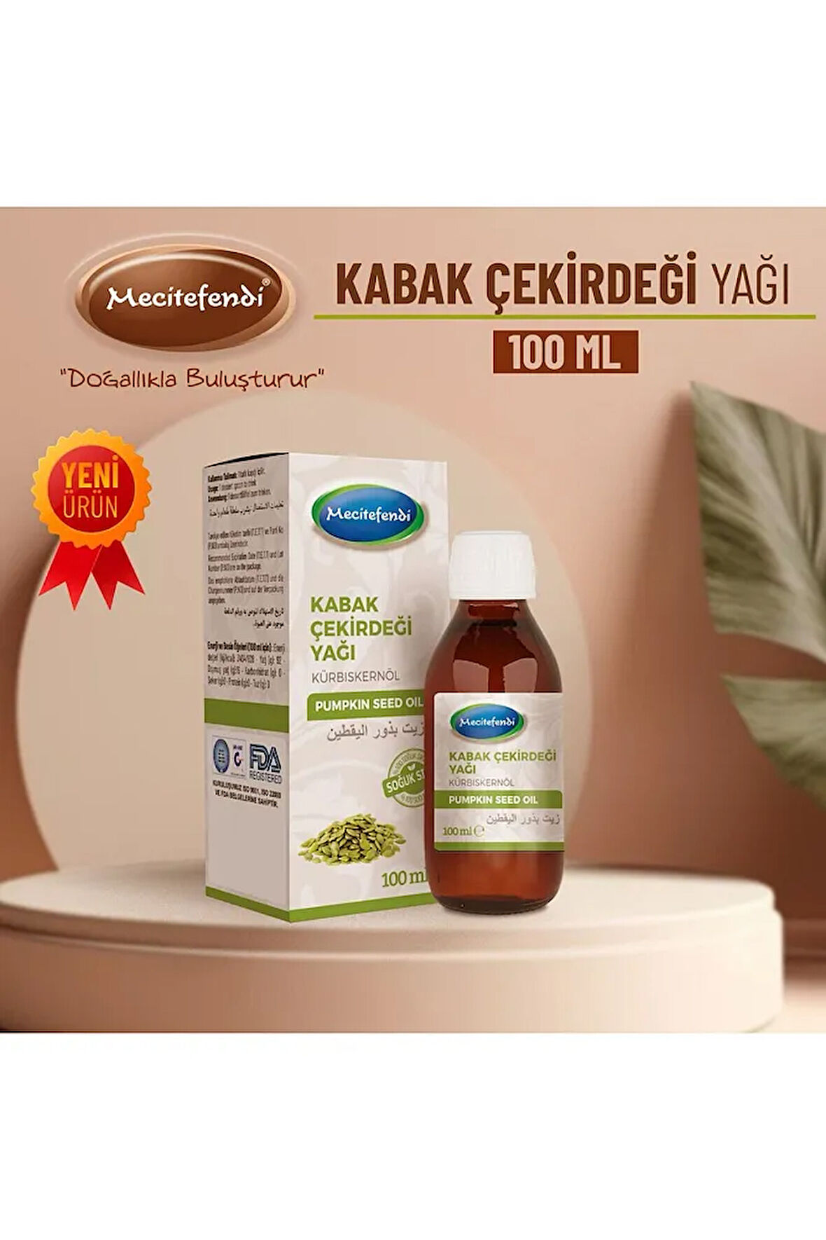 Saf Ve Doğal Kabak Çekirdeği Yağı 50 ml