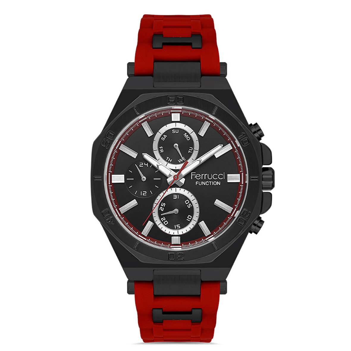 Ferrucci FER.03387FS.04 Slikon Kordon Erkek Kol Saati