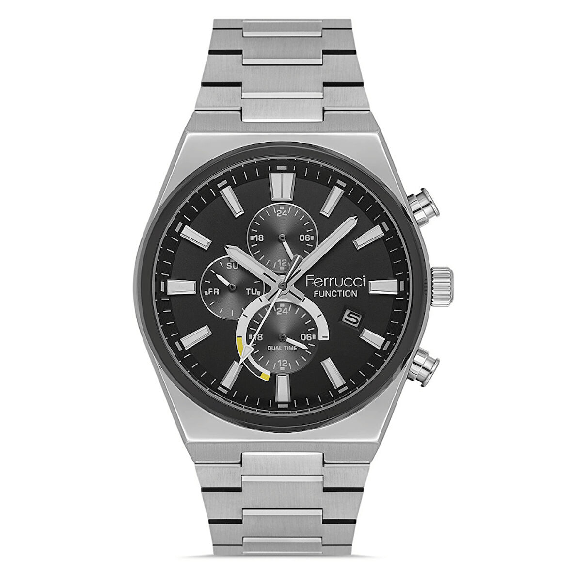 Ferrucci FER.03449M.01 Çelik Kordon Erkek Kol Saati