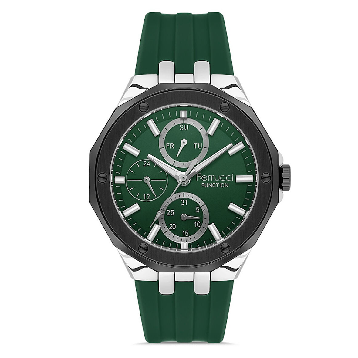 Ferrucci FER.03469S.03 Slikon Kordon Erkek Kol Saati