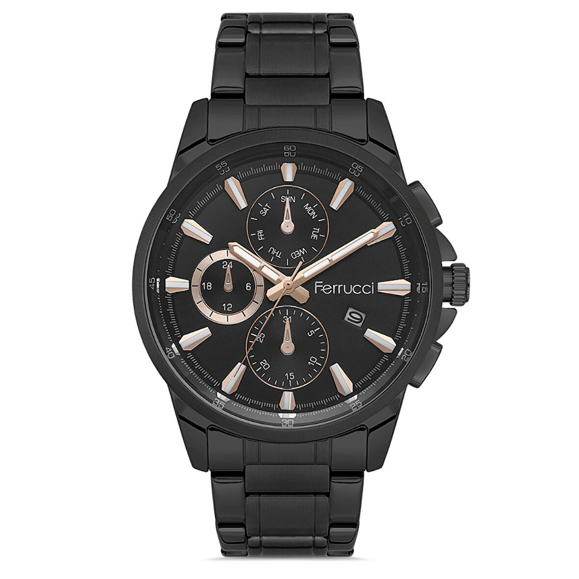 Ferrucci FER.03596M.03 Çelik Kordon Erkek Kol Saati