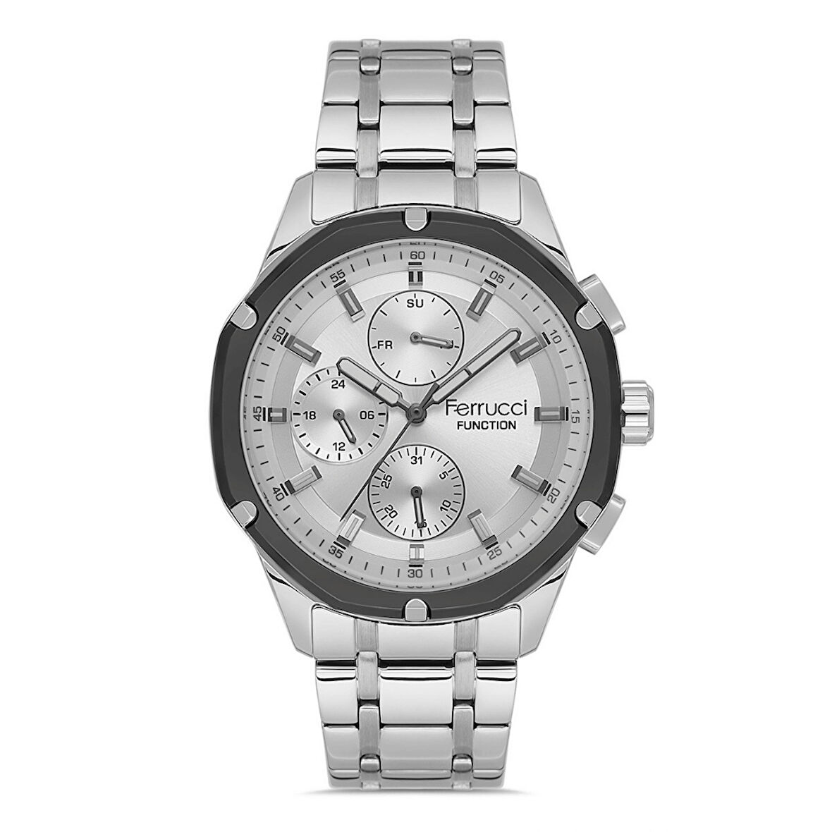 Ferrucci FER.03569M.04 Çelik Kordon Erkek Kol Saati