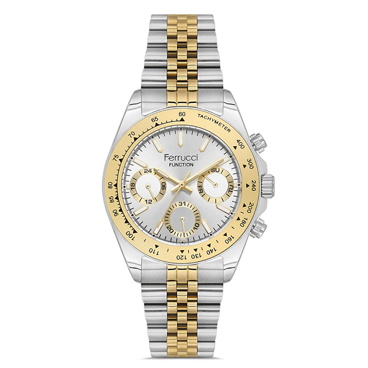 Ferrucci FER.03648M.06 Çelik Kordon Erkek Kol Saati