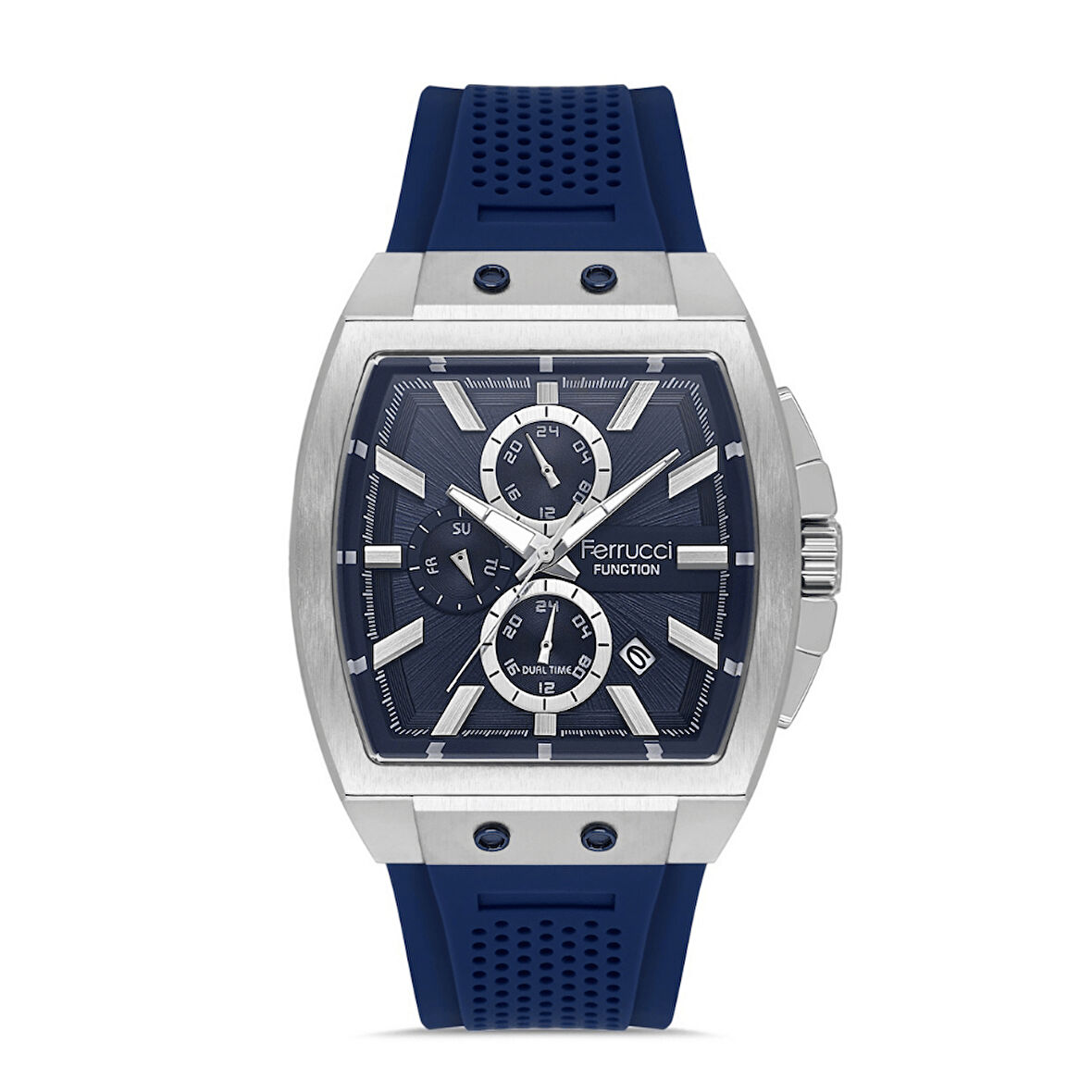 Ferrucci FER.03297S.02 Slikon Kordon Erkek Kol Saati