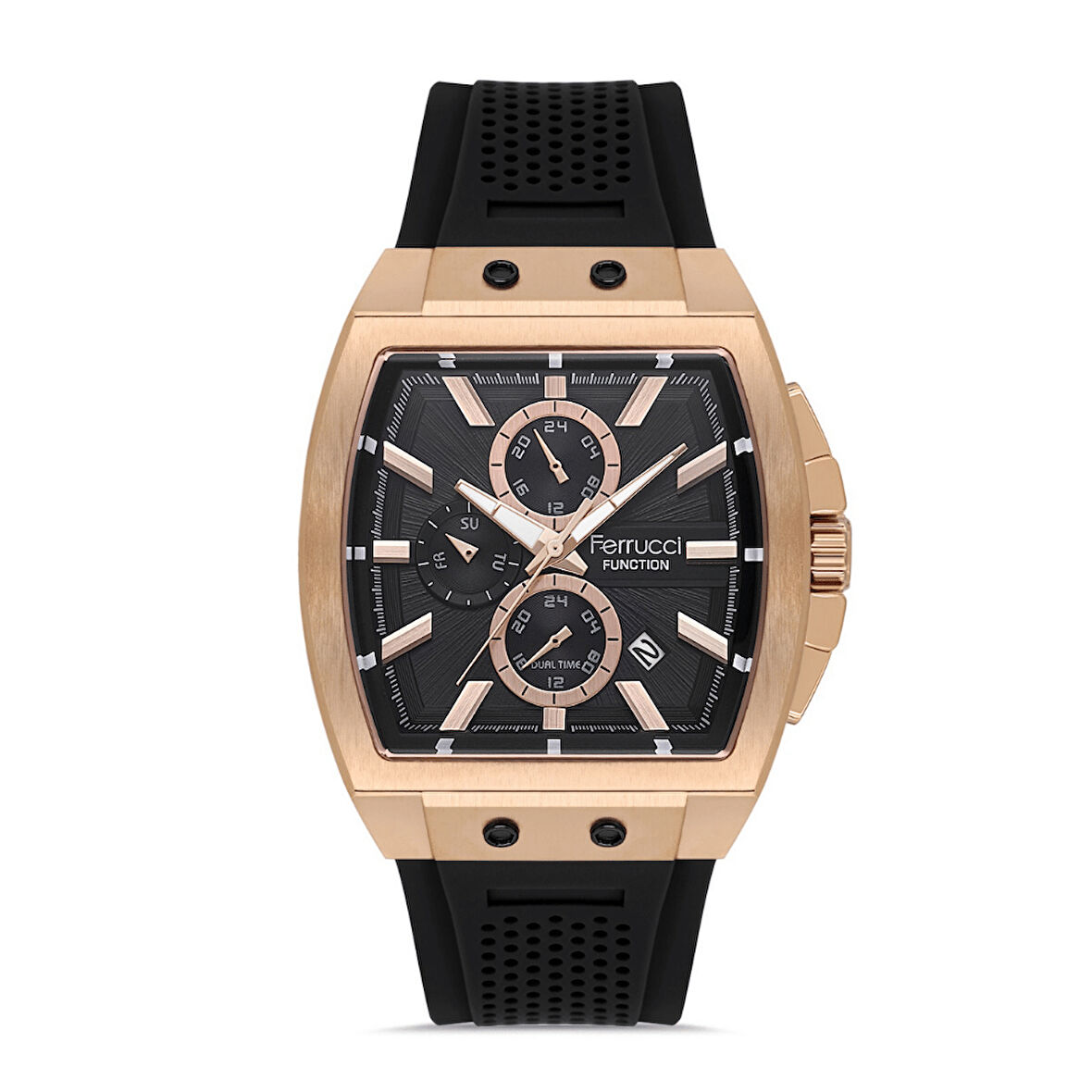 Ferrucci FER.03297S.03 Slikon Kordon Erkek Kol Saati