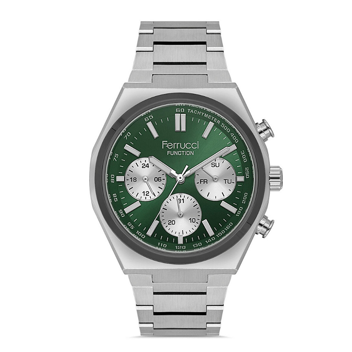 Ferrucci FER.03610M.02 Çelik Kordon Erkek Kol Saati