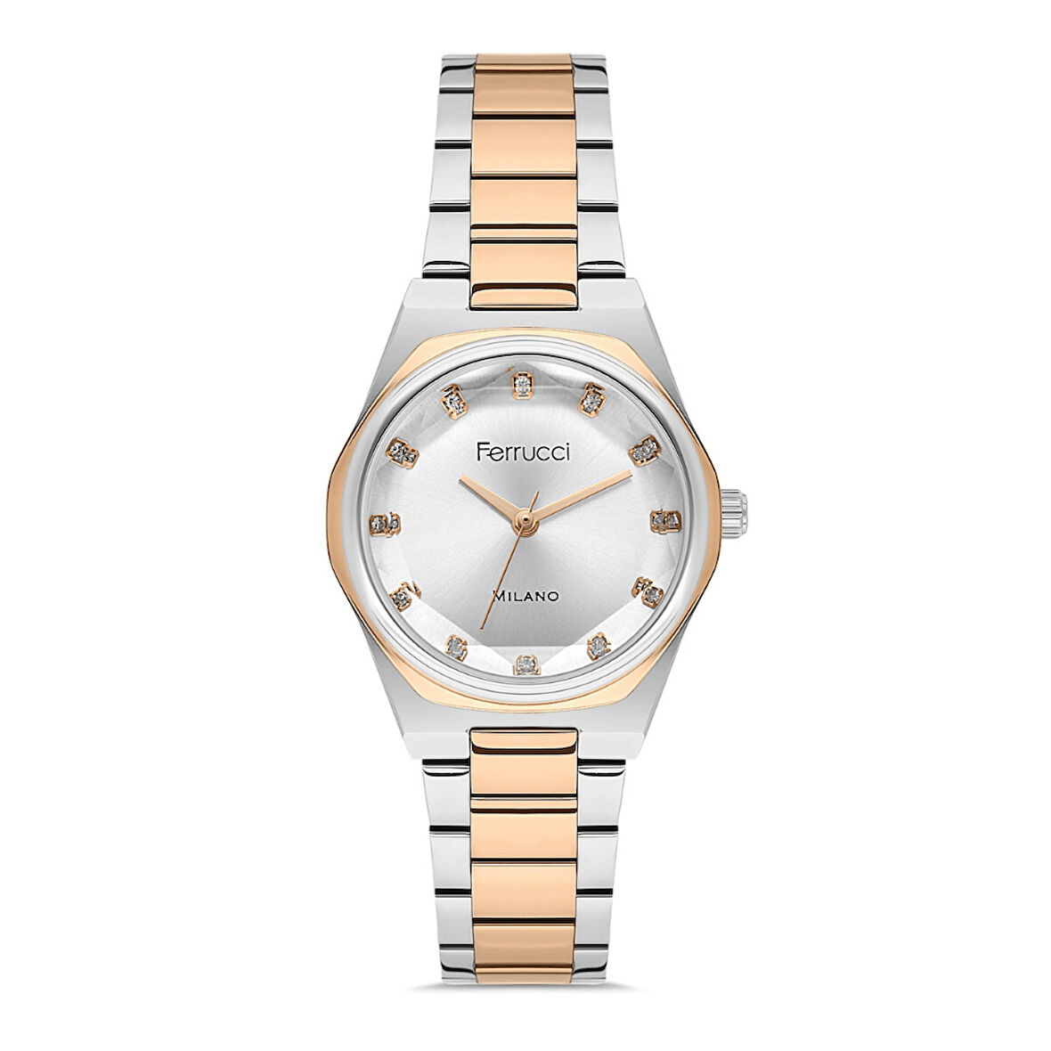 Ferrucci FER.03378M.04 Çelik Kordon Kadın Kol Saati