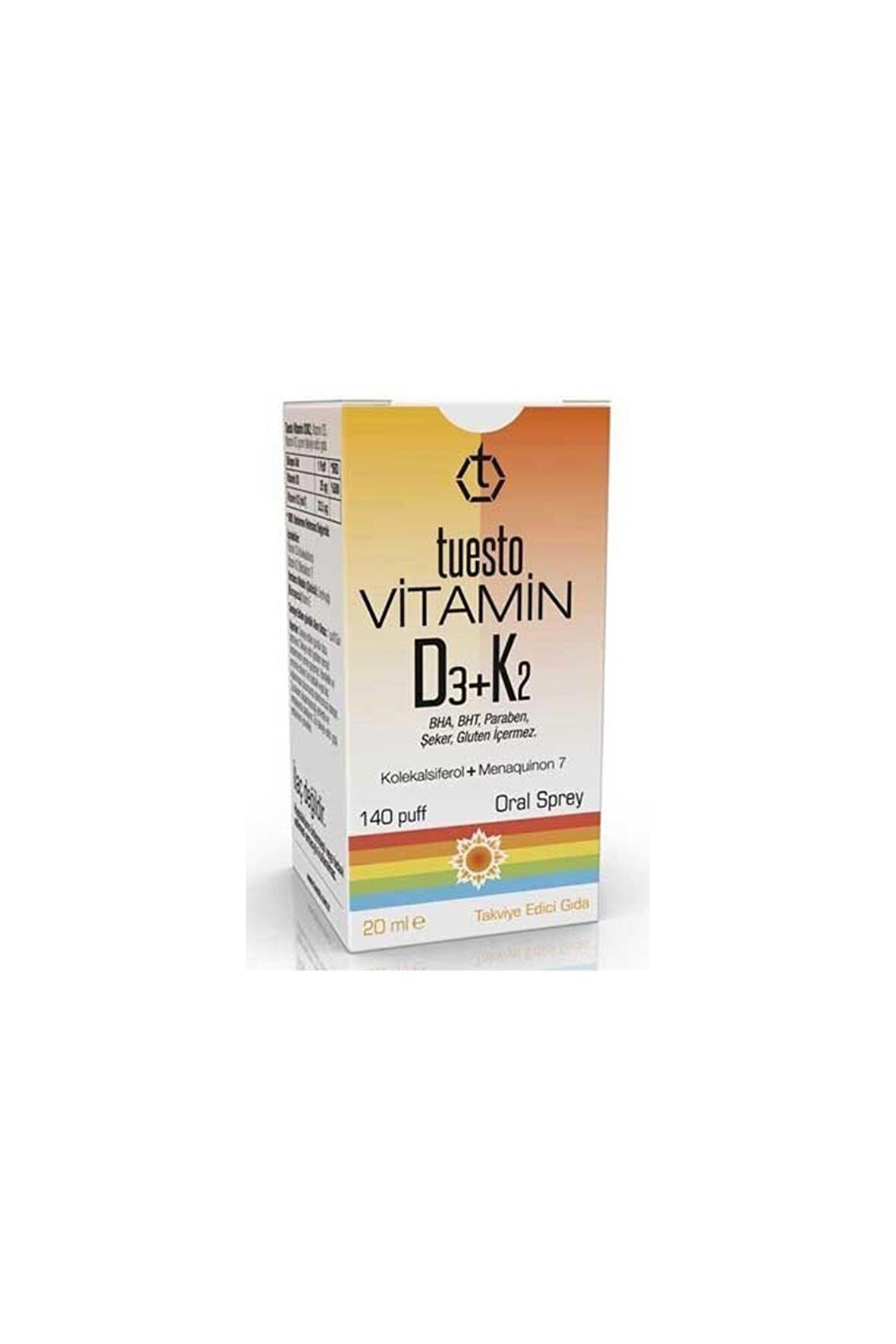 Vitamin D3 K2 Sprey 20 Ml