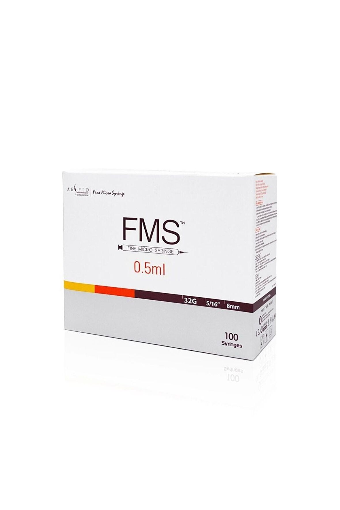 Micro Fine Insülin Enjektörü 0.5 Ml Enjektör Şırınga (32g X 8mm) - 100 Adet