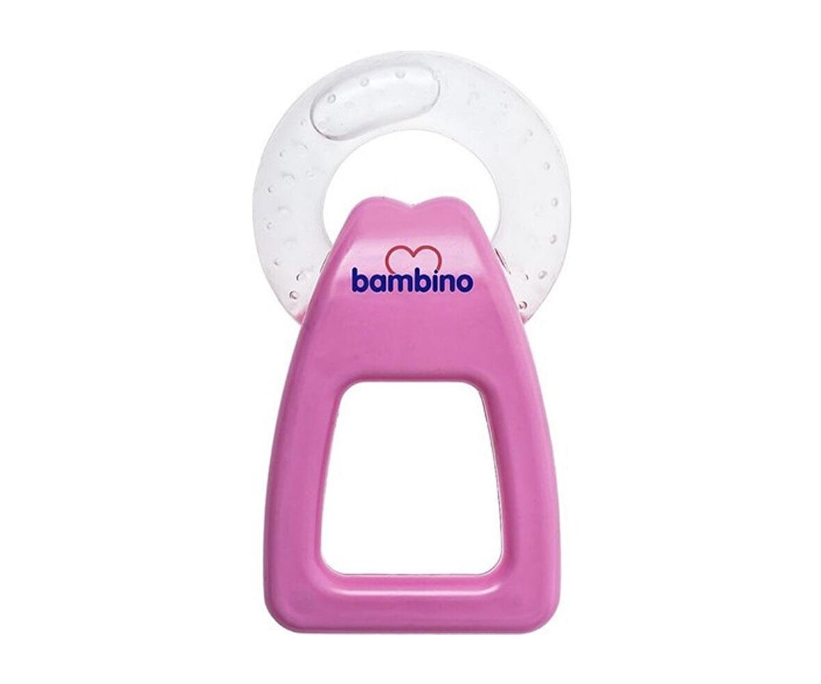 Bambino Tutma Saplı Sulu Diş Kaşıyıcı - Pembe