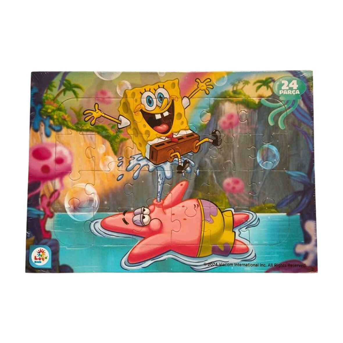 Laço Kids Spongebob 24 Parça Frame Puzzle SB7978
