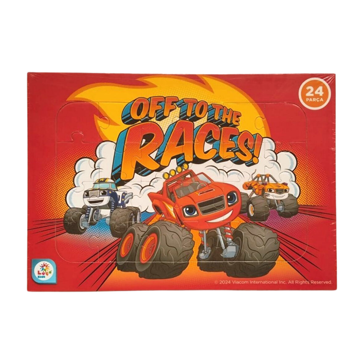 Laço Kids Blaze 24 Parça Frame Puzzle BL7993