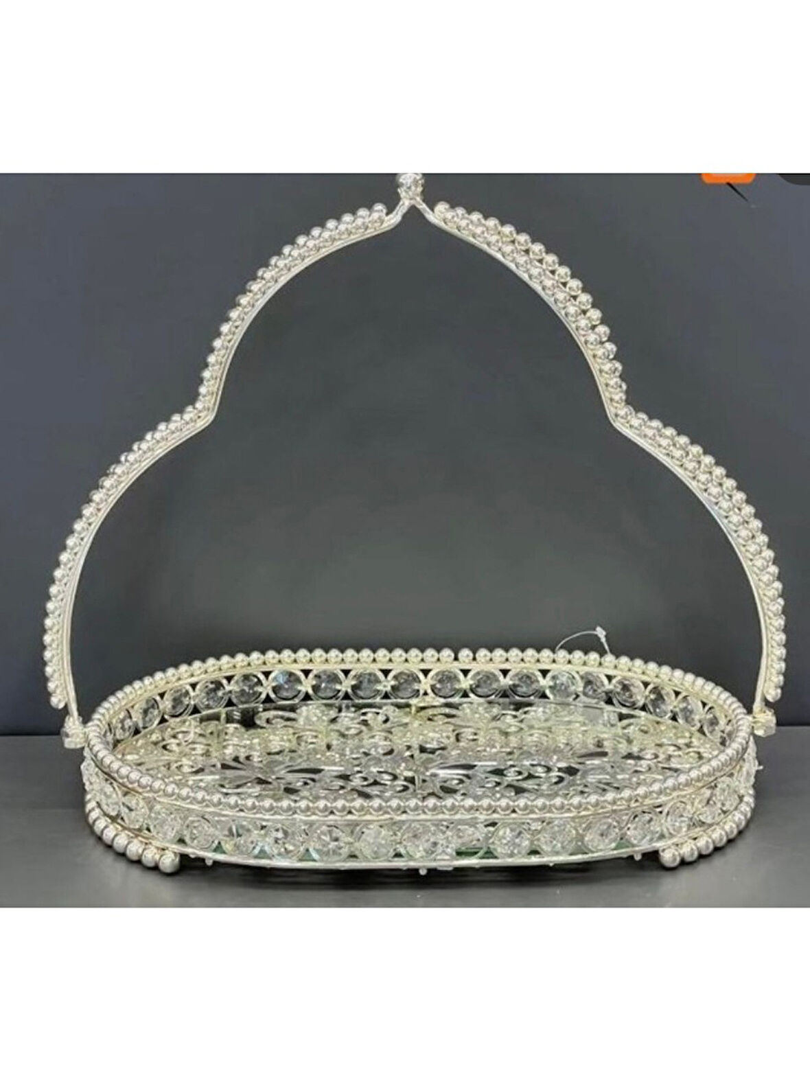 Biev Cam Metal Sepetli Sunumluk % Çikolatalık