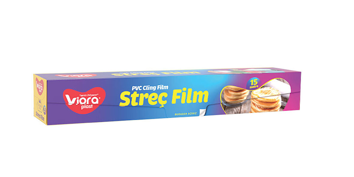 Viora Streç Film 8,5 Mic 15 MT (3 Adet)