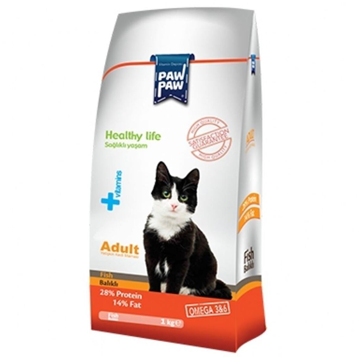 Paw Paw Balıklı Yetişkin Kedi Maması 15 Kg