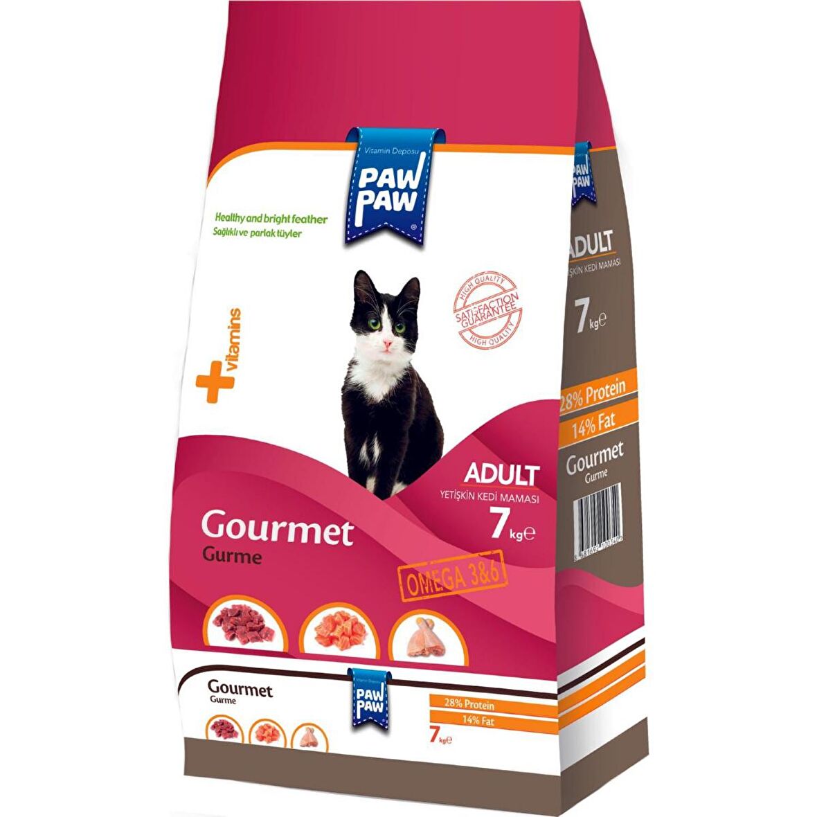 Paw Paw Gurme Yetişkin Kedi Maması 7 kg