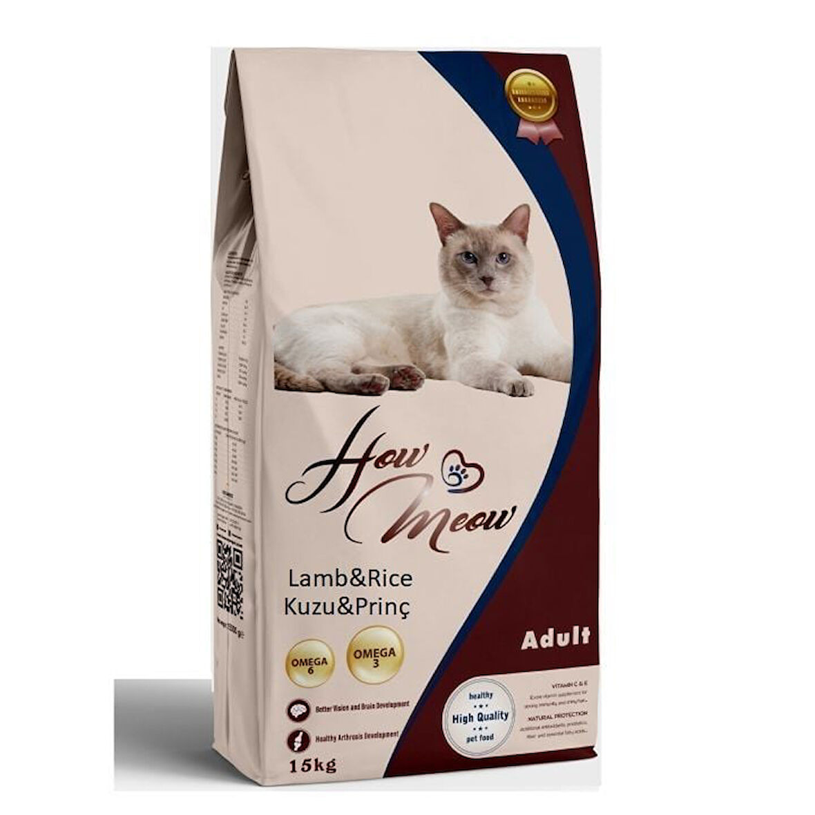 How Meow Kuzu Etli Yetişkin Kedi Maması 15 Kg