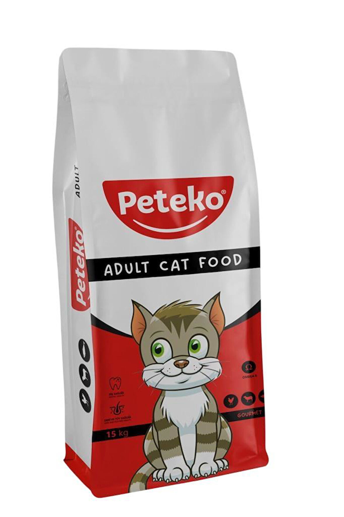 Peteko Gurme Karışık Kedi Maması 15 Kg