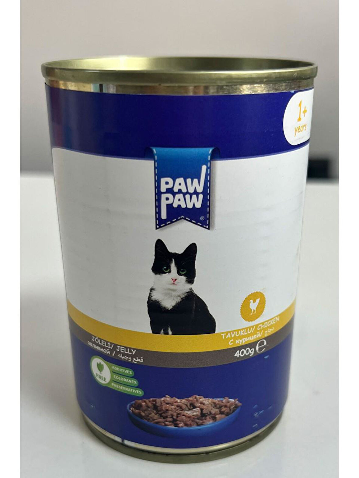 Pawpaw Joleli Tavuklu Yetişkin Kedi Konserve 400GR 12'li