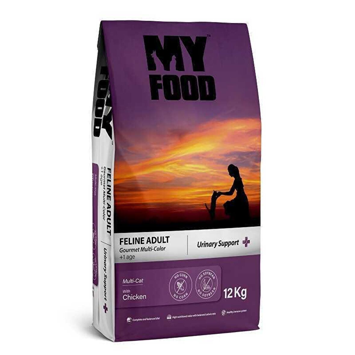 My Food Gurme Multi Color Yetişkin Kedi Maması 12 kg