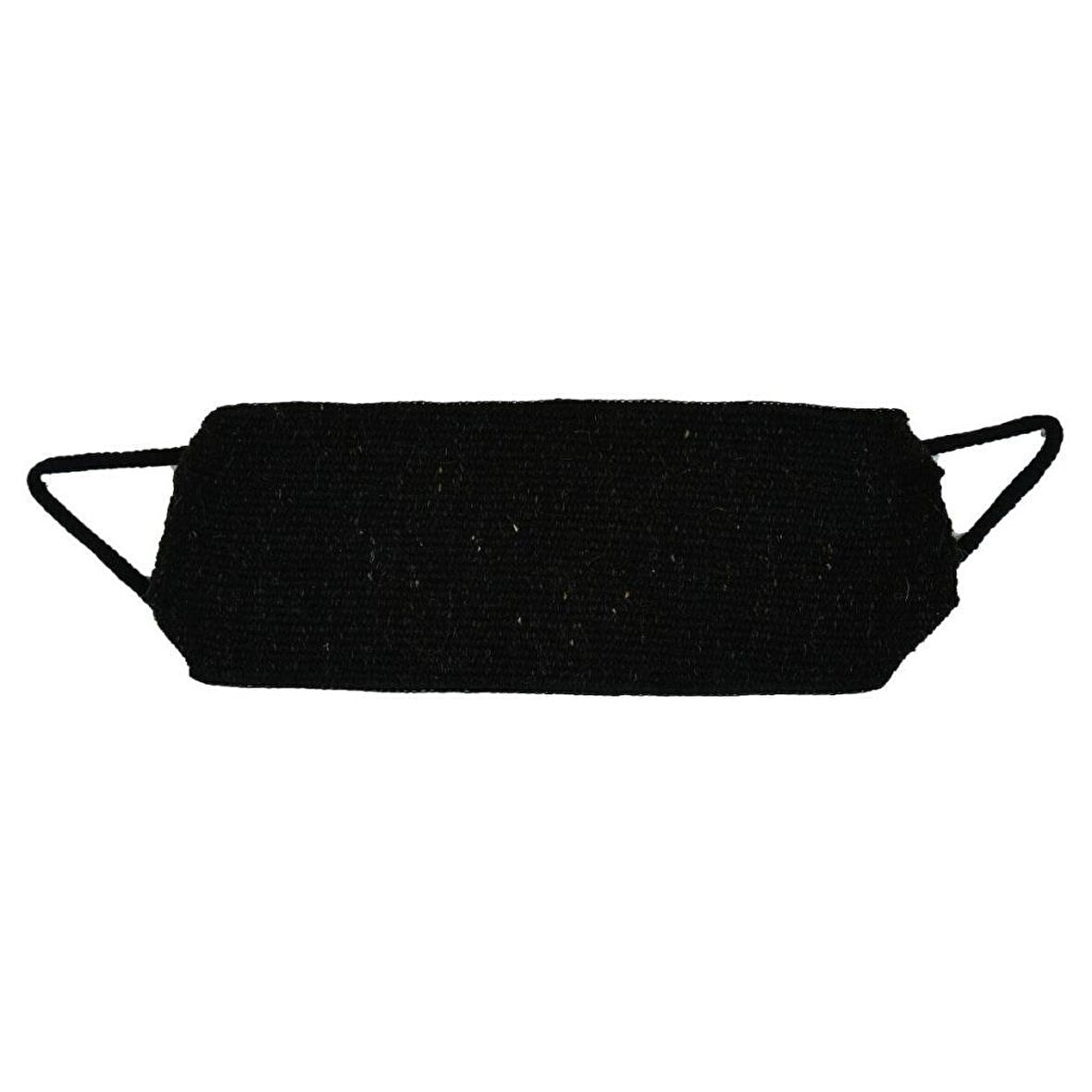 Doğal Keçi Kılı İpli Siyah Sırt ve Vücut Kesesi 52cm x 18cm