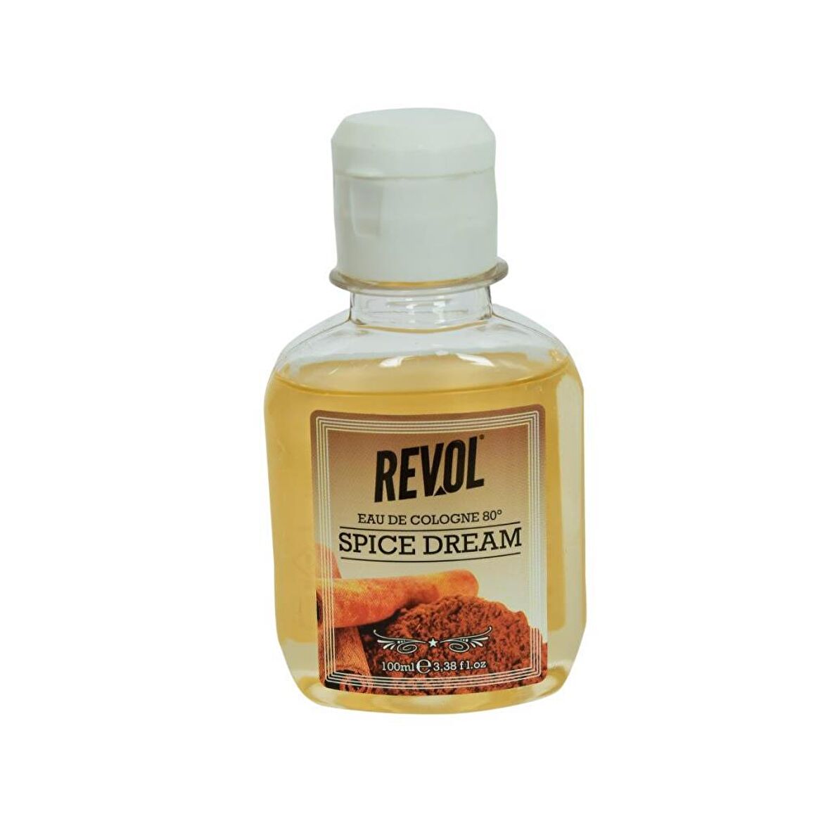 Revol Baharatlı 80 Derece Cam Şişe 100 ml Kolonya