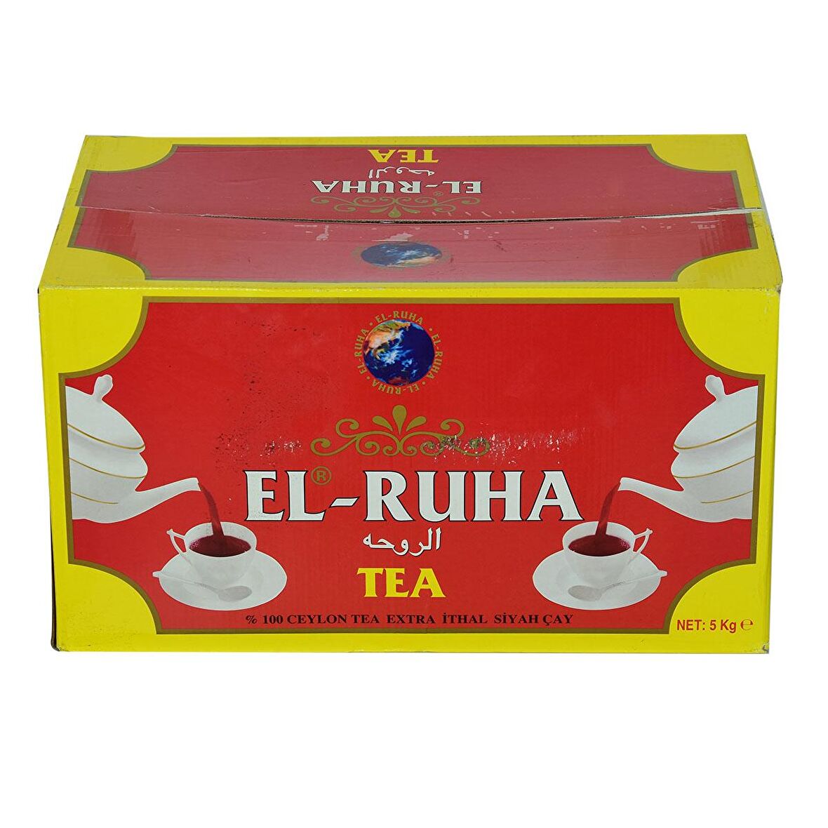 El-Ruha Organik Dökme Siyah Çay 5000 gr 