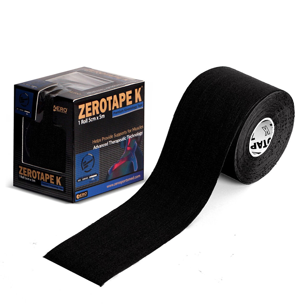  Zerotape K Siyah 5cm x 5m